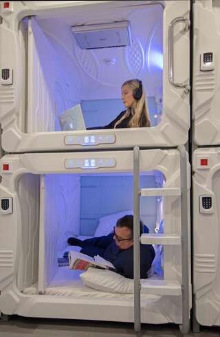 Капсульные отели Capsule Hostels Tallinn Таллин Общий номер для мужчин и женщин с 8 кроватями-2